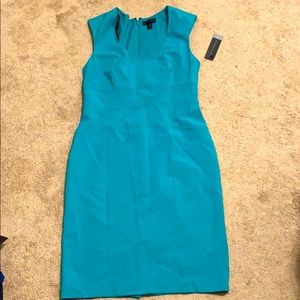 Teal work dress